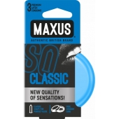 Классические презервативы в железном кейсе MAXUS Classic - 3 шт. - Maxus - купить с доставкой в Бийске