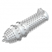 Закрытая прозрачная насадка Crystal sleeve - 14,2 см. - Erowoman-Eroman - в Бийске купить с доставкой