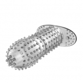 Закрытая прозрачная насадка Crystal sleeve - 12 см. - Erowoman-Eroman - в Бийске купить с доставкой