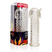 Закрытая прозрачная насадка на пенис Crystal Sleeve Faraon - 13,5 см. - Erowoman-Eroman - в Бийске купить с доставкой