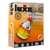 Презерватив LUXE Maxima  Контрольный Выстрел  - 1 шт. - Luxe - купить с доставкой в Бийске