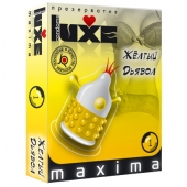 Презерватив LUXE Maxima  Желтый дьявол  - 1 шт. - Luxe - купить с доставкой в Бийске