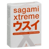 Ультратонкие презервативы Sagami Xtreme SUPERTHIN - 3 шт. - Sagami - купить с доставкой в Бийске