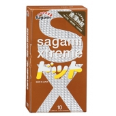 Презервативы Sagami Xtreme FEEL UP с точечной текстурой и линиями прилегания - 10 шт. - Sagami - купить с доставкой в Бийске