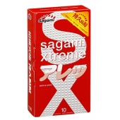 Утолщенные презервативы Sagami Xtreme Feel Long с точками - 10 шт. - Sagami - купить с доставкой в Бийске