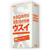 Ультратонкие презервативы Sagami Xtreme SUPERTHIN - 15 шт. - Sagami - купить с доставкой в Бийске