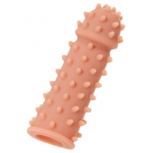 Телесная реалистичная насадка KOKOS Extreme Sleeve 03 с дополнительной стимуляцией - 12,7 см. - KOKOS - в Бийске купить с доставкой