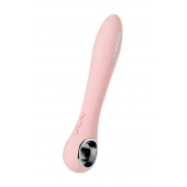Розовый силиконовый вибратор с электростимуляцией GALVANI VIBE - 21 см. - ToyFa - купить с доставкой в Бийске