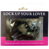 Черные меховые наручники Love с ключиками - Baile - купить с доставкой в Бийске