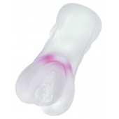 Прозрачный реалистичный мастурбатор Juicy Pussy Crystal Rose - ToyFa - в Бийске купить с доставкой