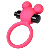Розовое виброкольцо на пенис A-Toys - A-toys - в Бийске купить с доставкой