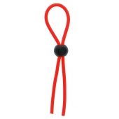 Красное эрекционное лассо с одной бусиной-утяжкой STRETCHY THIN LASSO - Dream Toys - в Бийске купить с доставкой