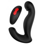 Черный вибромассажер простаты SWIRLING P-PLEASER - Dream Toys - в Бийске купить с доставкой