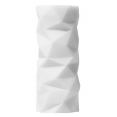 Белый 3D мастурбатор POLYGON - Tenga - в Бийске купить с доставкой