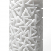 Белый 3D мастурбатор PILE - Tenga - в Бийске купить с доставкой