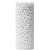 Белый 3D мастурбатор PILE - Tenga - в Бийске купить с доставкой