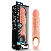 Телесный реалистичный фаллоудлинитель 9 Inch Silicone Cock Sheath Penis Extender - 22,86 см. - Blush Novelties - в Бийске купить с доставкой