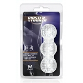 Прозрачный фигурный мастурбатор Master Stroker - Blush Novelties - в Бийске купить с доставкой