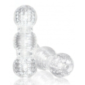 Прозрачный фигурный мастурбатор Master Stroker - Blush Novelties - в Бийске купить с доставкой