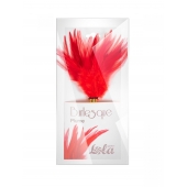 Красный перьевой тиклер Plume - 23 см. - Lola Lingerie - купить с доставкой в Бийске