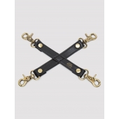 Черный фиксатор для манжет Bound to You Faux Leather Hogtie - Fifty Shades of Grey - купить с доставкой в Бийске