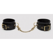 Черные оковы на ноги Bound to You Faux Leather Ankle Cuffs - Fifty Shades of Grey - купить с доставкой в Бийске