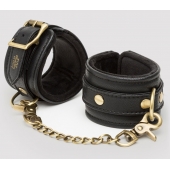Черные наручники Bound to You Faux Leather Wrist Cuffs - Fifty Shades of Grey - купить с доставкой в Бийске