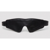 Черная плотная маска на глаза Bound to You Faux Leather Blindfold - Fifty Shades of Grey - купить с доставкой в Бийске