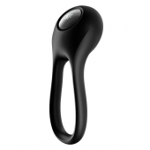 Черное эрекционное виброкольцо Majestic Duo - Satisfyer - в Бийске купить с доставкой