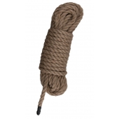 Пеньковая веревка для связывания Hemp Rope - 5 м. - Easy toys - купить с доставкой в Бийске