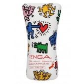 Мастурбатор-туба Keith Haring Soft Tube CUP - Tenga - в Бийске купить с доставкой