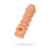 Телесная закрытая насадка с пупырышками Cock Sleeve Size S - 13,8 см. - KOKOS - в Бийске купить с доставкой Телесная закрытая насадка с пупырышками Cock Sleeve Size S - 13,8 см. - KOKOS - в Бийске купить с доставкой
