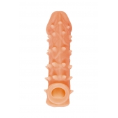 Телесная закрытая насадка с пупырышками Cock Sleeve Size S - 13,8 см. - KOKOS - в Бийске купить с доставкой Телесная закрытая насадка с пупырышками Cock Sleeve Size S - 13,8 см. - KOKOS - в Бийске купить с доставкой
