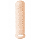 Телесный фаллоудлинитель Homme Long - 15,5 см. - Lola Games - в Бийске купить с доставкой