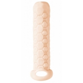 Телесный фаллоудлинитель Homme Long - 13,5 см. - Lola Games - в Бийске купить с доставкой