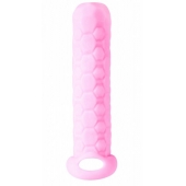Розовый фаллоудлинитель Homme Long - 13,5 см. - Lola Games - в Бийске купить с доставкой