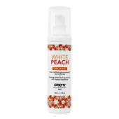 Разогревающее массажное масло Gourmet White Peach Organic с органическими ингредиентами - 50 мл. - Exsens - купить с доставкой в Бийске