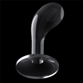 Прозрачный стимулятор простаты Flawless Clear Prostate Plug - 15 см. - Lovetoy - в Бийске купить с доставкой