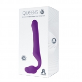 Лиловый безремневой страпон Queens M - Adrien Lastic - купить с доставкой в Бийске