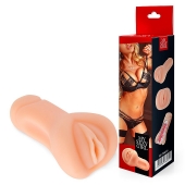 Телесный реалистичный мастурбатор в виде вагины - Bior toys - в Бийске купить с доставкой