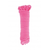 Розовая веревка для связывания Sweet Caress Rope - 10 метров - Sweet Caress - купить с доставкой в Бийске