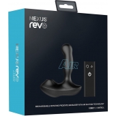 Черный вибратор-ротатор для стимуляции простаты Nexus Revo Air - Nexus Range - в Бийске купить с доставкой
