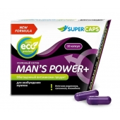 Возбуждающее средство для мужчин Mans Power plus - 10 капсул (0,35 гр.) +1 в подарок - SuperCaps - купить с доставкой в Бийске
