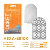 Карманный мастурбатор HEXA-BRICK - Tenga - в Бийске купить с доставкой