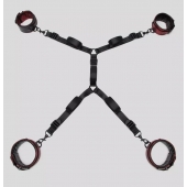Изысканный набор фиксаций на кровати Reversible Under Mattress Restraint Set - Fifty Shades of Grey - купить с доставкой в Бийске
