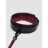 Стильный ошейник с поводком Reversible Faux Leather Collar and Lead - Fifty Shades of Grey - купить с доставкой в Бийске