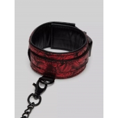 Красно-черные оковы Reversible Faux Leather Ankle Cuffs - Fifty Shades of Grey - купить с доставкой в Бийске