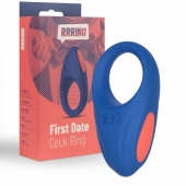 Синее эрекционное кольцо RRRING First Date Cock Ring - FeelzToys - в Бийске купить с доставкой