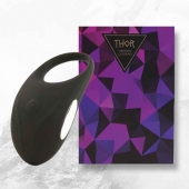 Черное эрекционное виброкольцо Thor Cockring - FeelzToys - в Бийске купить с доставкой