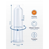 Презервативы MY.SIZE размер 57 - 3 шт. - My.Size - купить с доставкой в Бийске
